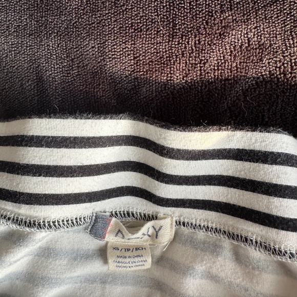 Roxy black and white stripe fitted skirt - Picture 3 of 3